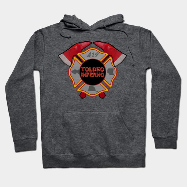 The Toledo Inferno Hoodie by 7071